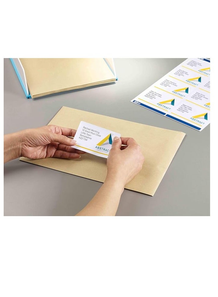AVERY Laser Printer Address Labels Set White  - Image 2
