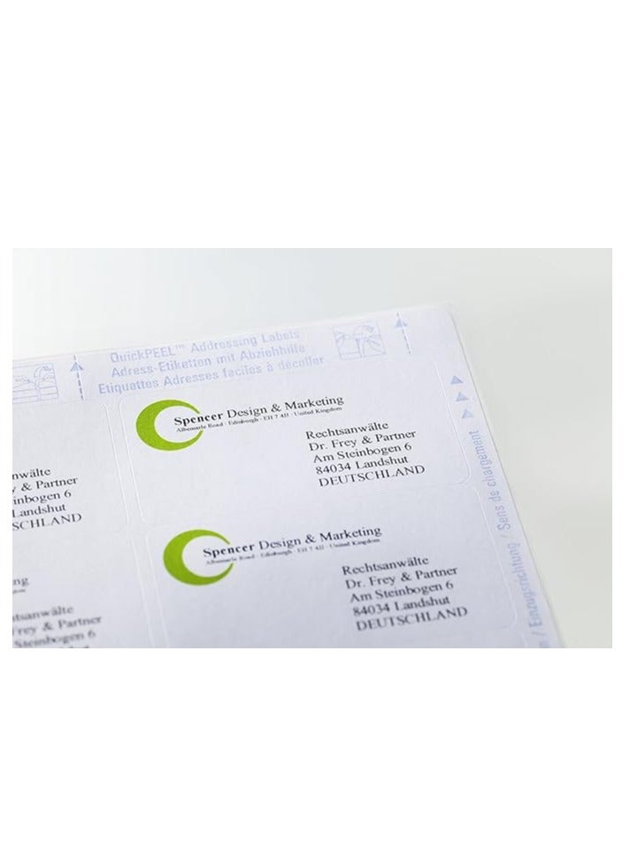AVERY Laser Printer Address Labels Set White  - Image 3
