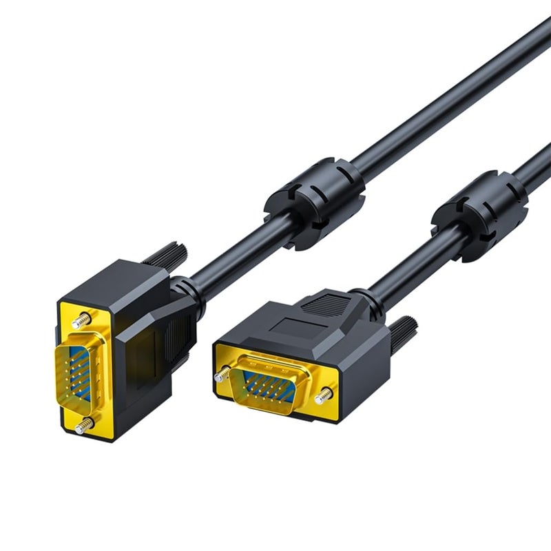 3m Fast Speed VGA Cable With Magnetic Rings Enhanced Clarity 1080P - Image 1