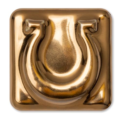 Pasler Gold Glaze for Ceramic Pottery Bisque,PCG01,16fl oz/473ml - Image 3
