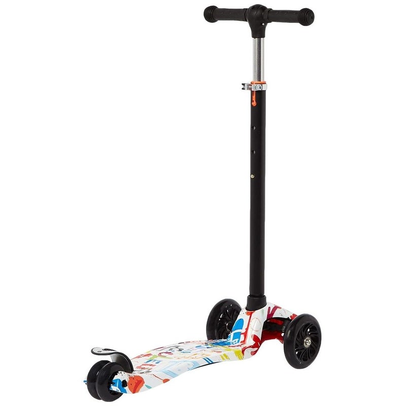 Foldable Scooter With Light Wheels - White - BG-03 - Image 2