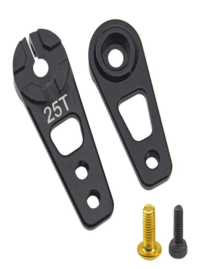 Vgoohobby 1Pcs Vgoohobby Metal 25T Servo Horn Adjustable 25 Teeth Steering Servo Arm Server Compatible with Axial SCX10 90046 Recat HSP Traxxas TRX-4 1/10 RC Crawler Car Airplane Boat - Image 4