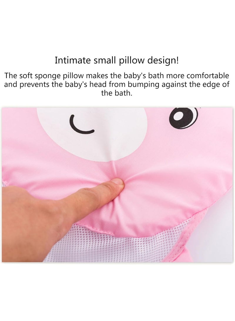 Meetion Adjustable Thicken Mesh Bathtub Security Seat Net For Your Little Ones (Pink) - Image 5