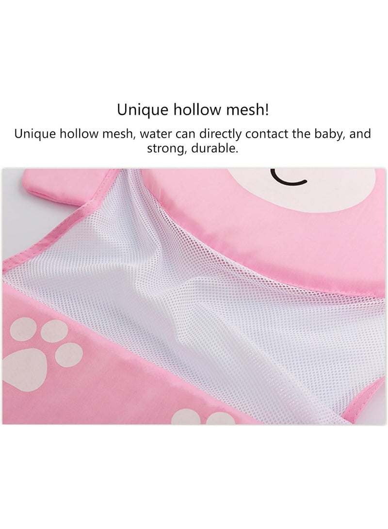 Meetion Adjustable Thicken Mesh Bathtub Security Seat Net For Your Little Ones (Pink) - Image 4