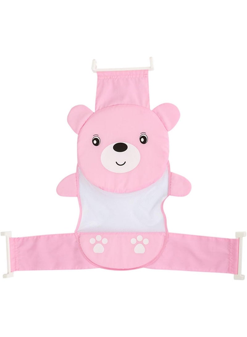 Meetion Adjustable Thicken Mesh Bathtub Security Seat Net For Your Little Ones (Pink) - Image 2