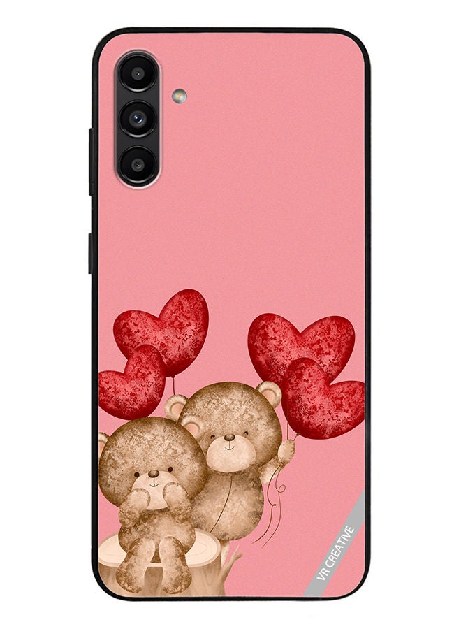 VR CREATIVE Protective Case Cover For Samsung Galaxy A13 5G Bear Love Design Multicolour - Image 1