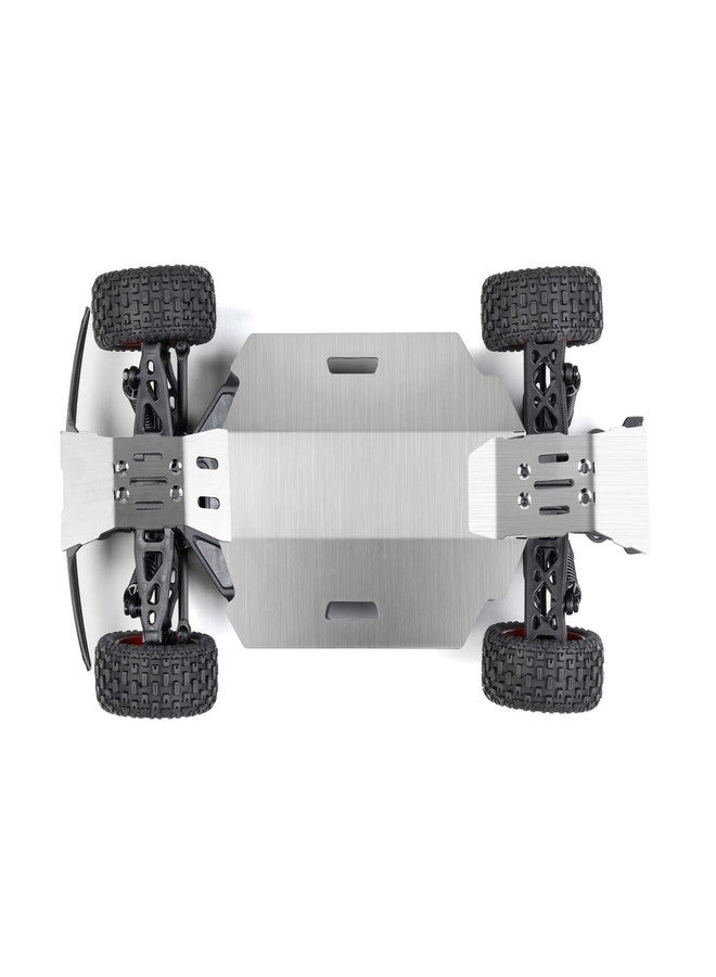 GLOBACT 3PCS RC Chassis Armor Stainless Steel Guard Plate Set for Arrma Mojave GROM 1/16 RC Upgrade Parts - Image 5