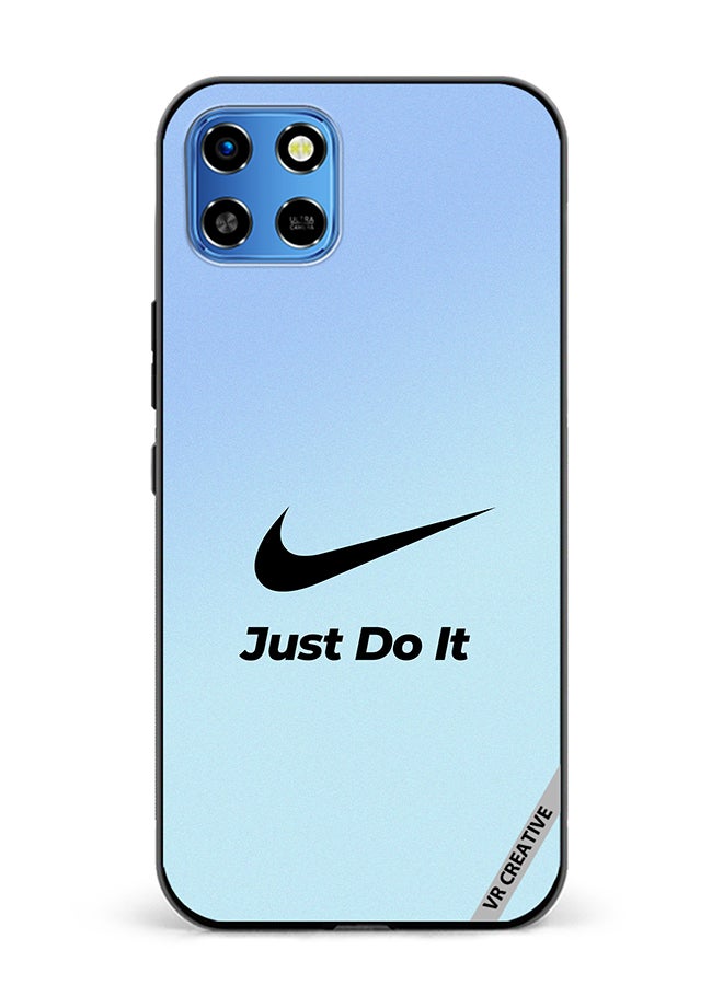 VR CREATIVE Protective Case Cover For Infinix Smart 6 HD Nike Logo Blue Design Multicolour - Image 1