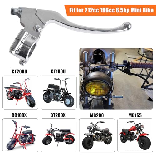JOIQEXJ 22mm 7/8" Left Brake Handle Clutch Lever Perch for Coleman CT200U BT200X Trail 200 CC100X CT100U Baja Motovox Mini Bike Motorsports SSR125 CRF XR 70 80 XR200 Yamaha Pit Dirt Bike Parts - Image 5