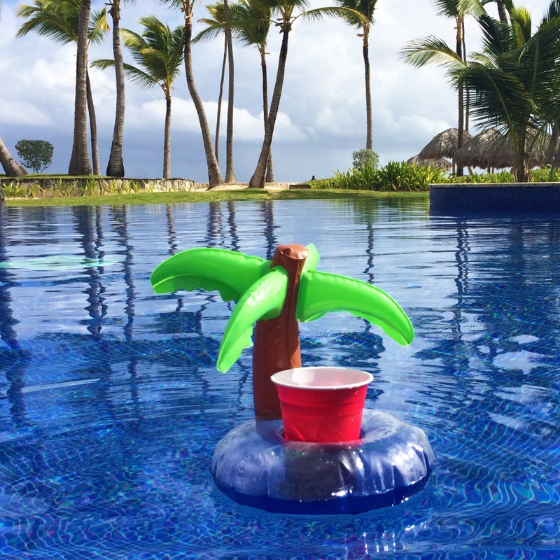 GoFloats Inflatable Pool and Hot Tub Drink Holders (3 Pack) (Choose - Unicorn, Flamingo, Palm Tree and More) - Image 5