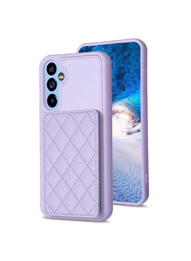 Case For Samsung Galaxy A34 BF25 Square Plaid Card Bag Holder Phone Case