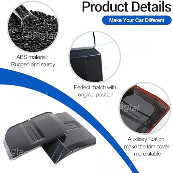 rayihni Car Taillight Cover Fit For Toyota Land Cruiser 250 Prado J250 Lc250 2024 2025 Smoked Tail Light Shell Trim Cover Rear Tail Lamp Decorative Protection Trim 2Pcs Transparent Gray - Image 4