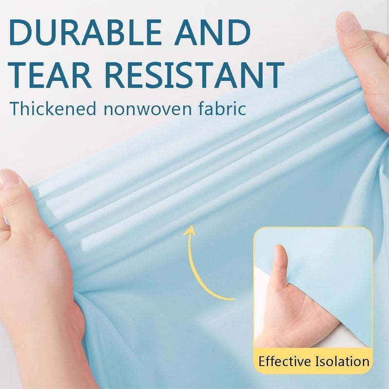 SYOSI Disposable Toilet Lid Covers, Toilet Seat Paper Liners for Bathroom, Travel, Camping, Restroom Hygiene Protection, Stain Isolation Complete Cover, 10 Pieces - Image 3