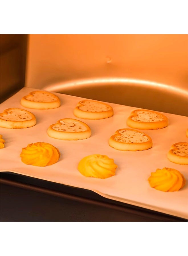 ورق البرشمان 200 ورقة، 150*200مم (6*8 بوصات) ورق برشمان غير لاصق مقصوص مسبقًا مناسب لأفران الطهي/قلايات الهواء/الشواء، ورق البرشمان الأبيض يُستخدم لبطانات قلايات الهواء. - Image 5