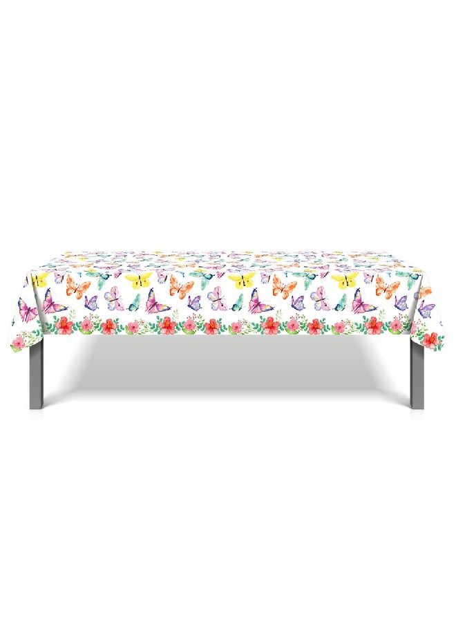 ThePartyPopper Pastel Butterfly Designed Party Tablecover - Image 2