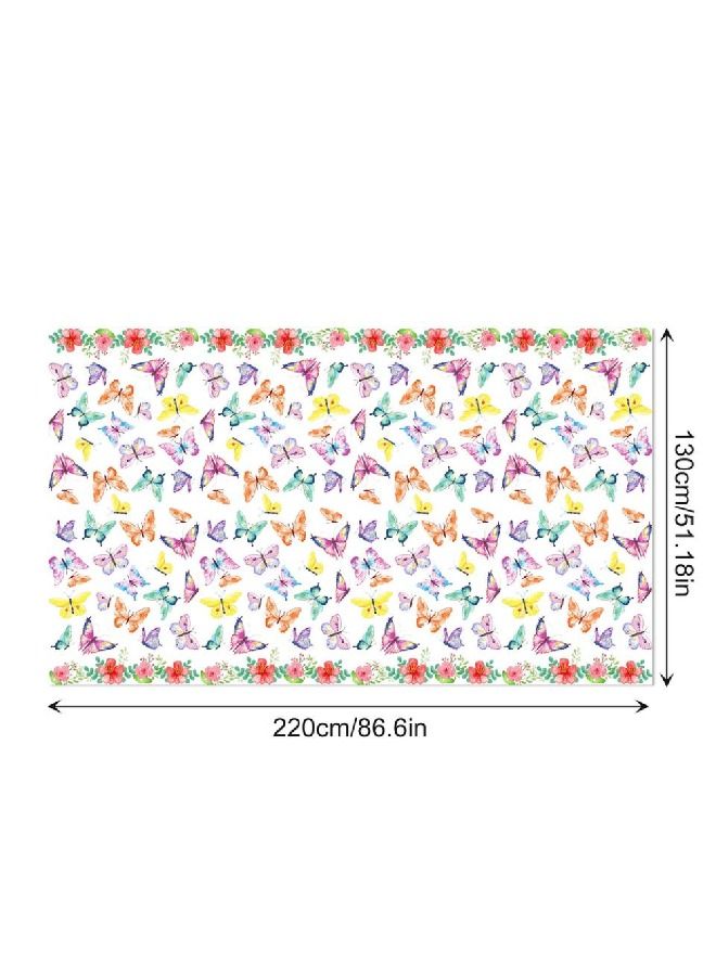 ThePartyPopper Pastel Butterfly Designed Party Tablecover - Image 3