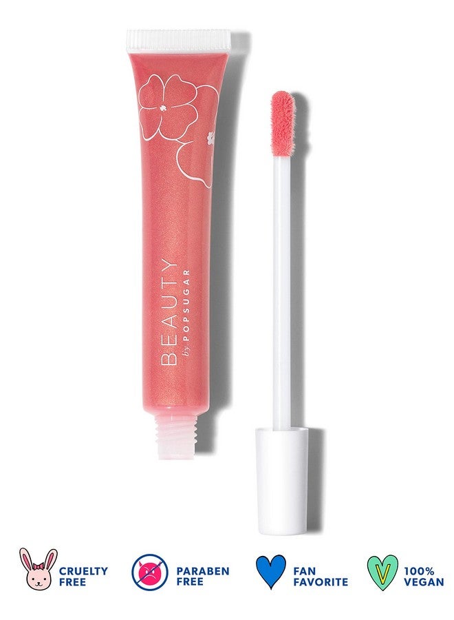 POPSUGAR BEAUTY Be the Boss Lip Gloss - Sheer Buildable Color with High Shine | Non-Sticky Formula | Nourishing & Moisturizing Lip Oil | Cruelty Free Paraben Free & 100% Vegan (Take A Bow .3 Fl Oz) - Image 2