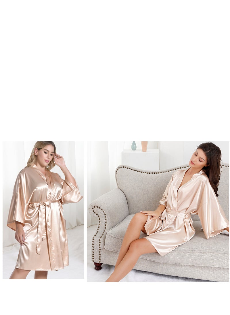 Women's bathrobes, dressing gowns, satin pajamas, petticoats, nightdresses - Image 4