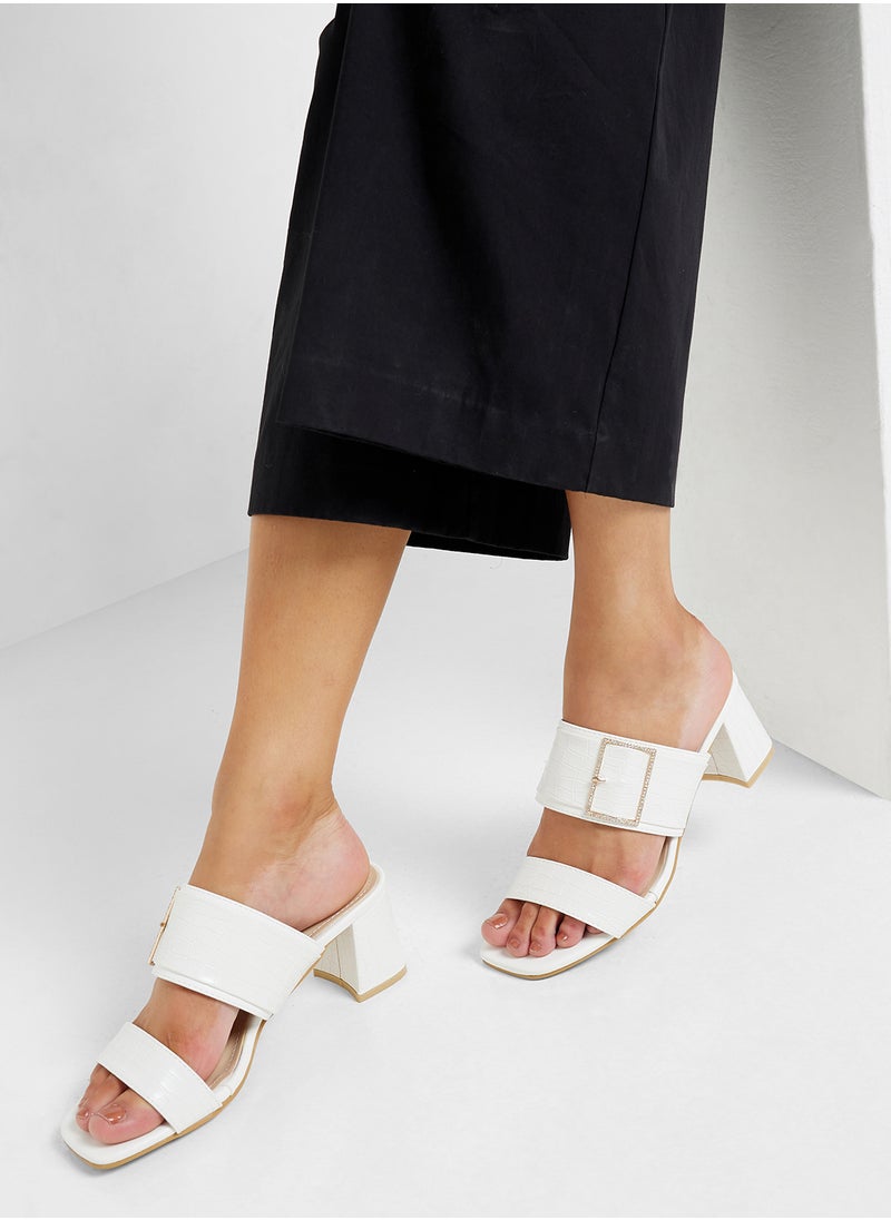 BR Double Strap Heeled Sandal  - Image 5