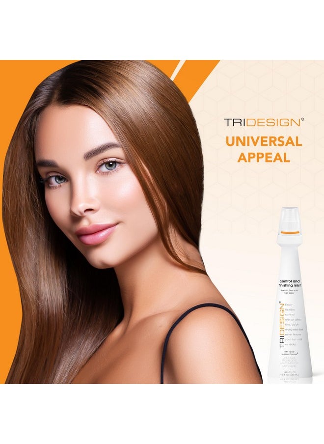 TRIDESIGN - Tri Design Control And Finishing Mist Volumizing For All Hair Types Protect And Unleash Flexible Control With Ultra Fine Finishing For Fast Drying Styling Freedom For Men & Women 9.5 Oz - Image 1