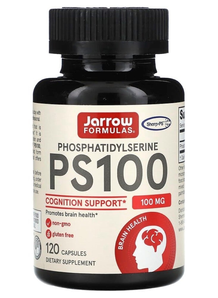jarrow formulas PS 100, Phosphatidylserine, 100 mg, 120 Capsules
