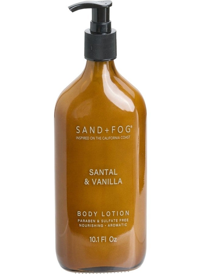 Sand + Fog Santal & Vanilla Body Lotion, Paraben & Sulfate Free, Nourishing, Aromatic, 10.1 Fl Oz - Image 1