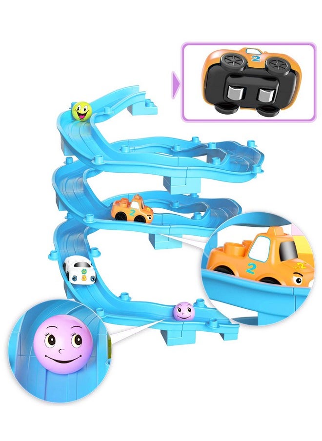 EP EXERCISE N PLAY Marble Run Toy Building Sets, 86Pcs Castle Building Blocks for Age 3+, Marbles Track Building Toys, Large Building Bricks Race Track STEM Educational Toys for Toddler Boy Girl Birthday Toys Gifts  - Image 4