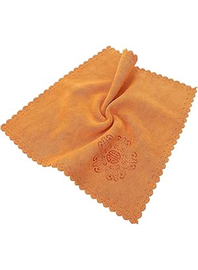 Homsof Thickened Quick Drying Kitchen Towel 30x30cm Reusable Hand Towel Printed Square Cloth For Home Tea Ceremony - Image 1