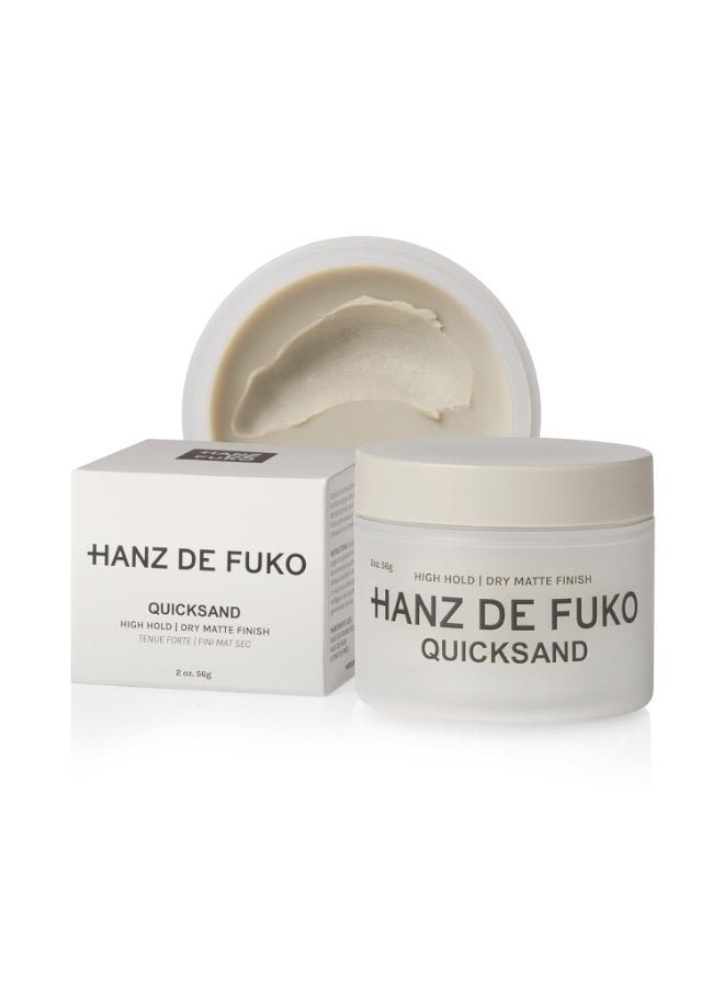 Hanz de Fuko Quicksand – Premium Men’s Hair Styling Wax & Dry Shampoo Combo – High Hold, Ultra Matte Finish – 2 oz.