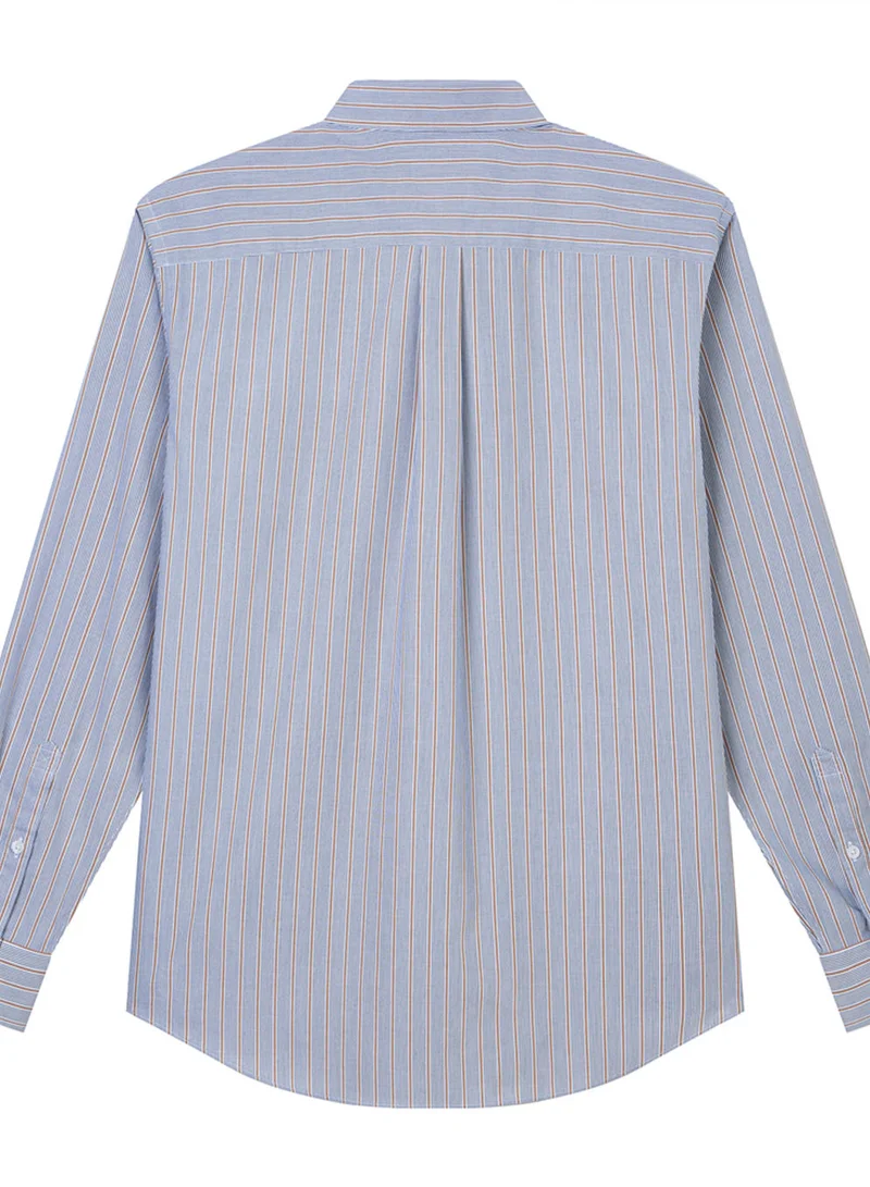 GIORDANO Men’s Cotton Oxford Wrinkle Free Long-Sleeve Shirt