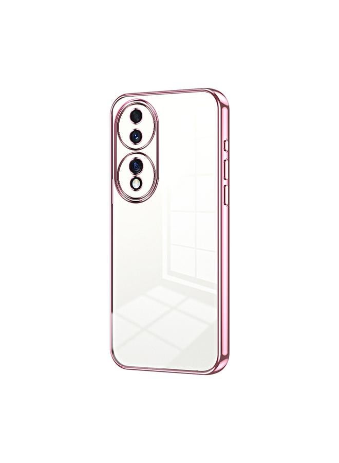 The Bros Phone Case For Honor 70 Transparent Plating Fine Hole Phone Phone Case - Image 1
