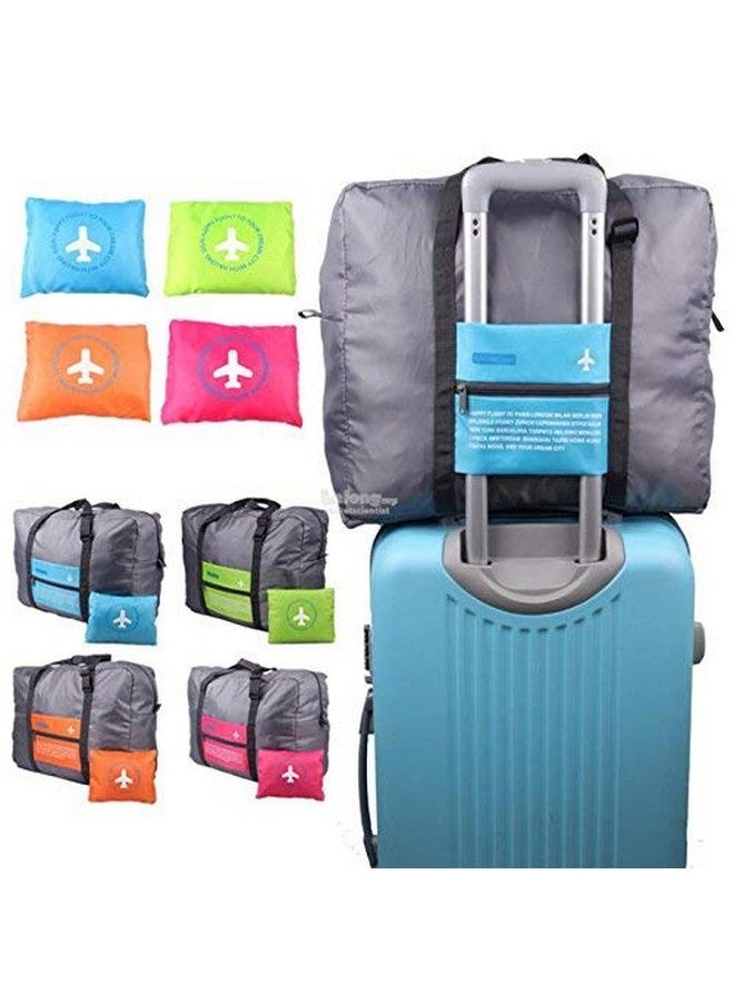 Glive's Lightweight Foldable Packable Travel Handbag Shoulder Organizer Storage Carrying Bag for Shopping Gym Luggage Sports Camping - Image 3