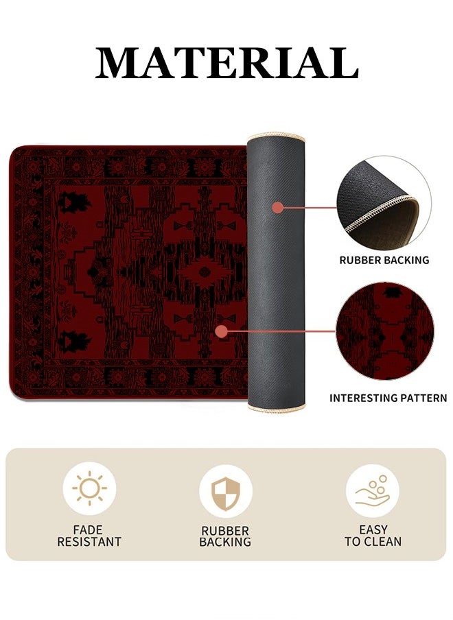 Generic 2 PCS Kitchen Floor Mats Rugs Set, Cushion Floor Carpet, Waterproof, Oil Resistant and Anti-Fatigue PU Standing Mat for Kitchen, Floor, Office, Sink, Laundry 45*75CM+45*120CM  - Image 4