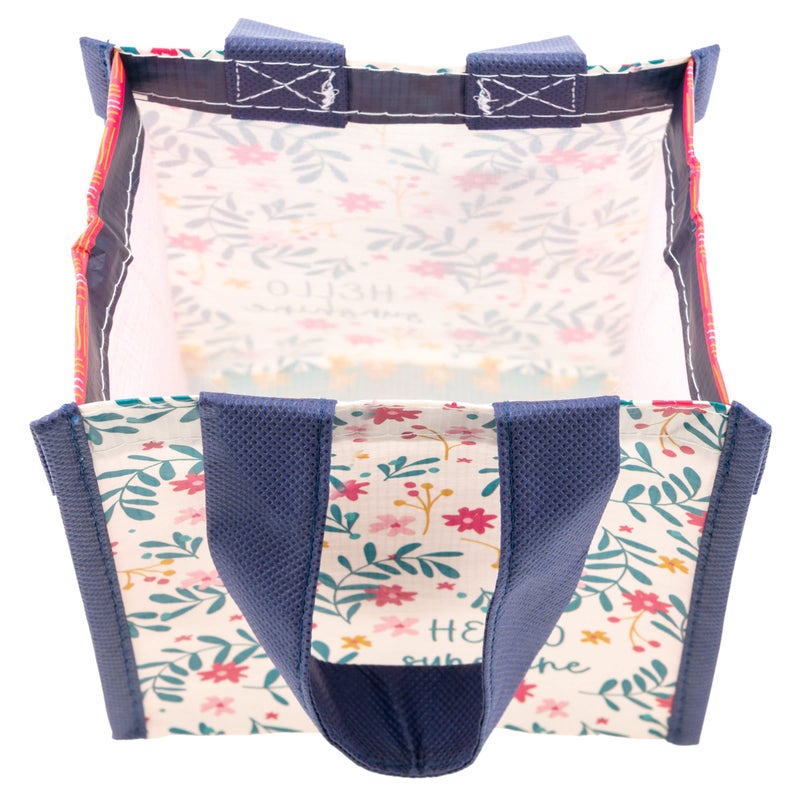 Karma Reusable Gift Bags - Tote Bag and Gift Bag with Handles - Perfect for Birthday Gifts and Party Bags RPET 1 Hello Sunshine Small - Image 3