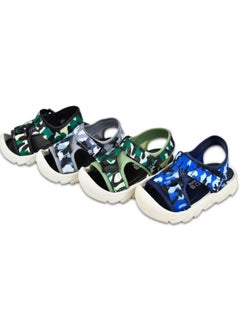 Generic Outdoor Kid's Silicon Sandal With Camouflage Satin Strap Sandal  - Image 2