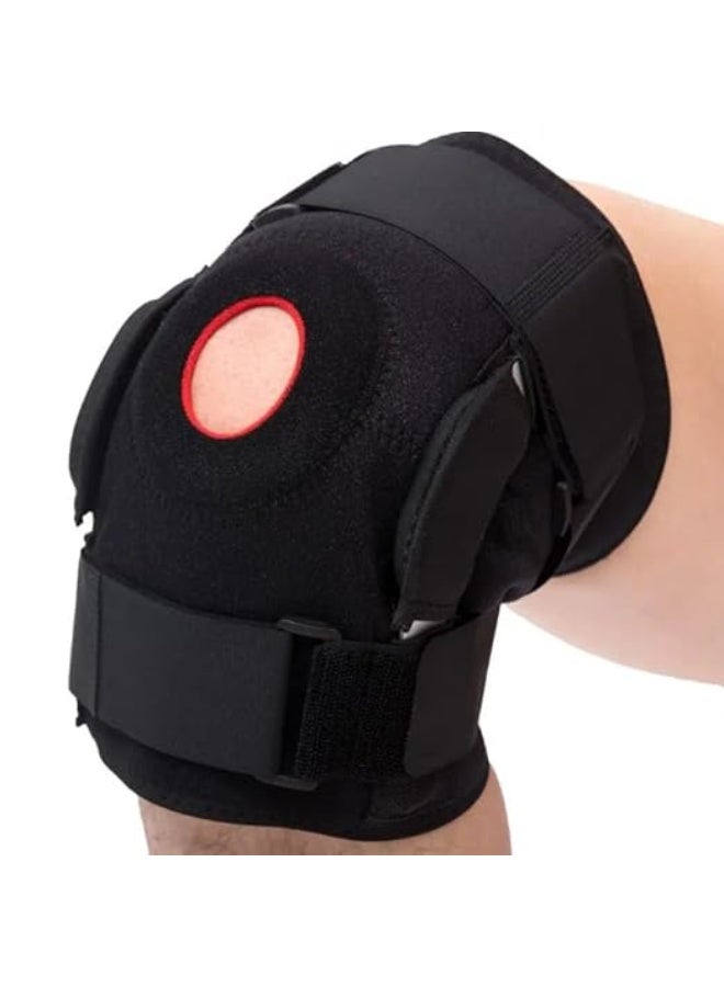 Hinged Knee Brace - Adjustable Compression Support for ACL, Meniscus, and Arthritis - Strong Stabilizer for Running, Sports, and Joint Pain Relief - Image 2