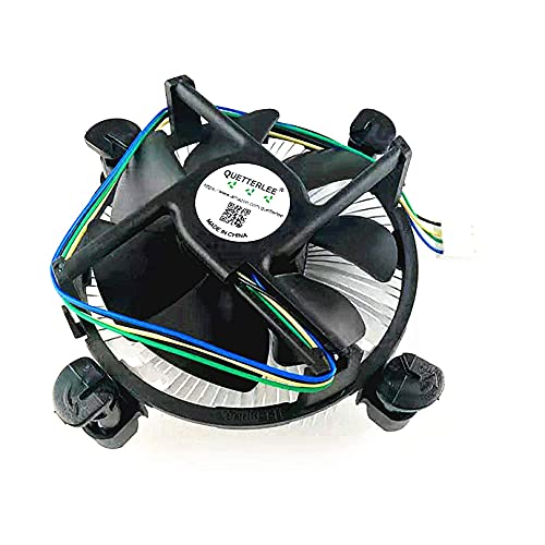 QUETTERLEE New heatsink CPU Cooling Fan for Intel i3/i5/i7 lga 115x 1150 1151 1155 1156 X3430 X3440 X3450 X3460 X3470 X3480 Series E97379-003 D34223 D75716 D95263 E18764 E33681 E97375 E97378–001 4-PIN 3.5-Inch - Image 4