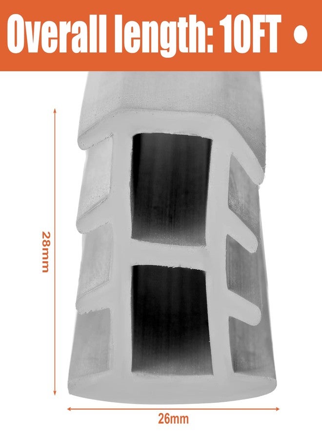 كينغدير حشو فواصل التمدد الخرسانية بطول 10 أقدام، حشو شقوق الممرات، شريط مطاطي مرن من مادة EPDM لإصلاح شقوق الخرسانة، استبدال فواصل التمدد المقاومة للعوامل الجوية (3/4 بوصة) - Image 2