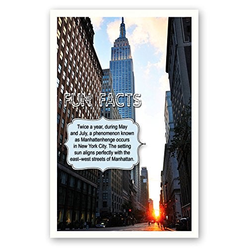 Postcard Fair FUN FACTS postcard set of 20. Post card variety pack with trivia and fun fact theme postcards. Made in USA. - Image 4