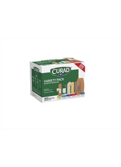 CURAD Assorted Bandages Variety Pack 300 Pieces, Including Antibacterial, Heavy Duty, Fabric, and Waterproof Bandages  - Image 3