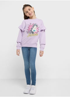 Disney Princess Graphic Sweat Shirt  - Image 4