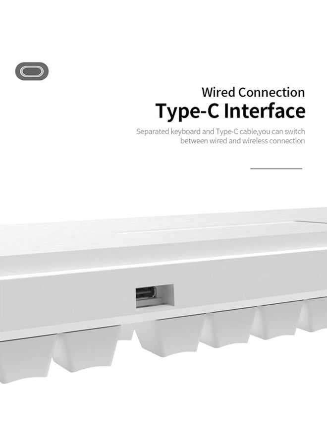 NIBEMINENT Wired And Bluetooth Dual Mode Mechanical Gaming Keyboard  - Image 5