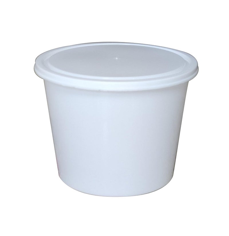 Dharj with DJ Round Plastic Containers with lid for Food Storage 750ml Pack of 20 Microwave SafeKitchen StorageReusable Plastic containers for Food deliveryFridge Storage - Image 1