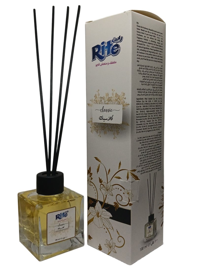 Rite RITE Classic Reed Diffuser 100ml – Luxurious Hotel-Inspired Scent for Your Home  - Image 1