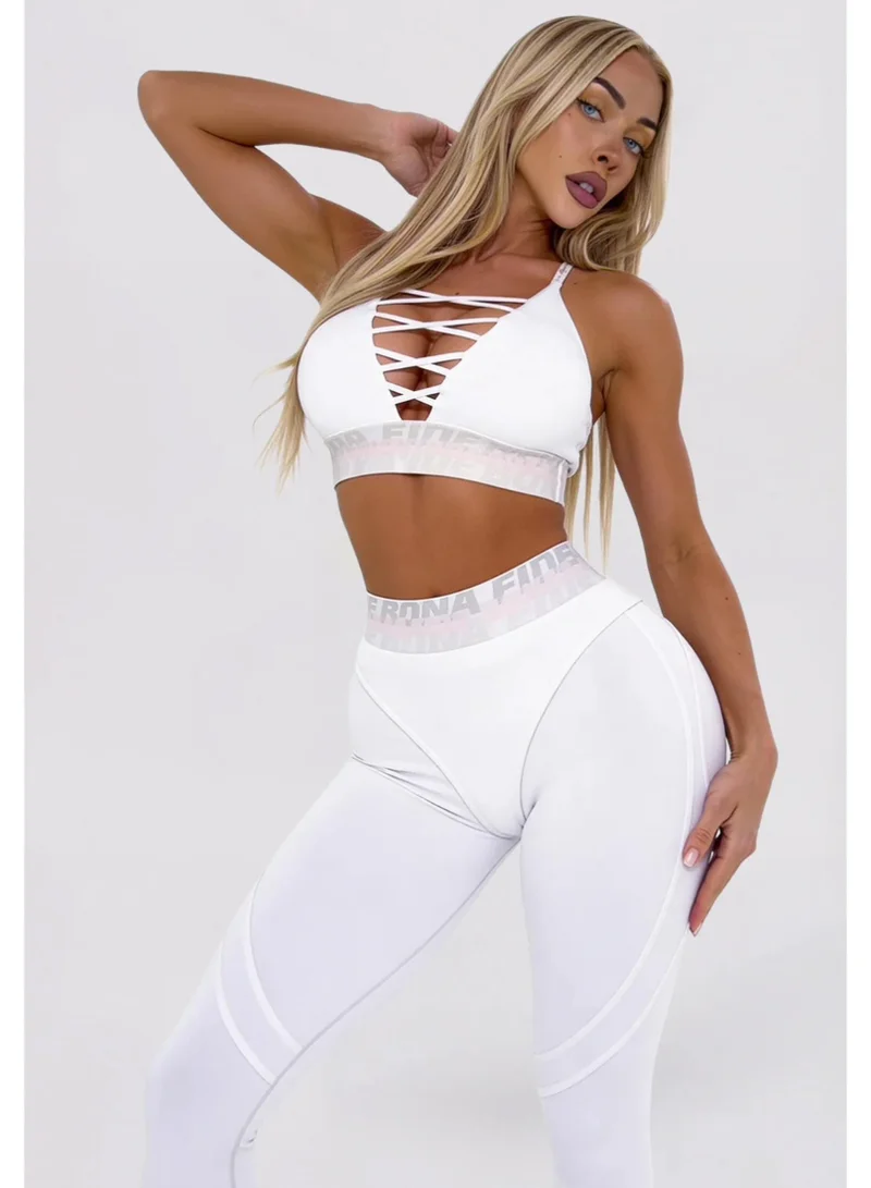 Bona Fide Bona Fide: X Top "Cloud Dancer" Cloud Dancer Sports Bra for Women for Women | Best Price UAE