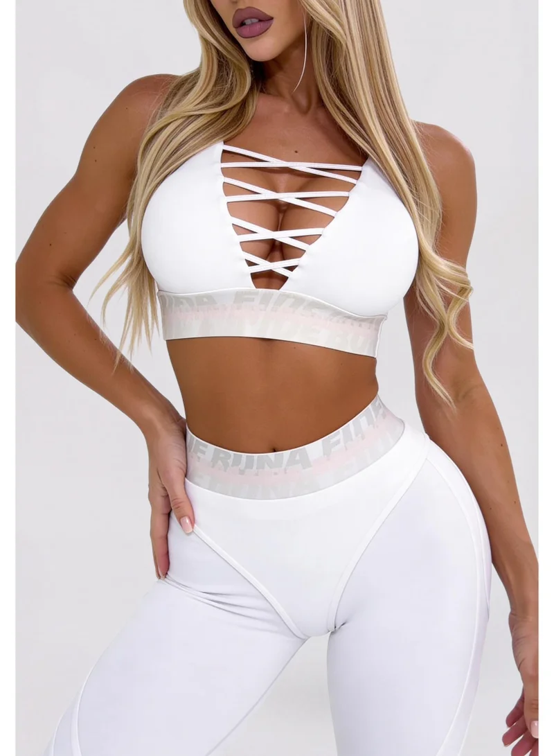 Bona Fide Bona Fide: X Top "Cloud Dancer" Cloud Dancer Sports Bra for Women for Women | Best Price UAE