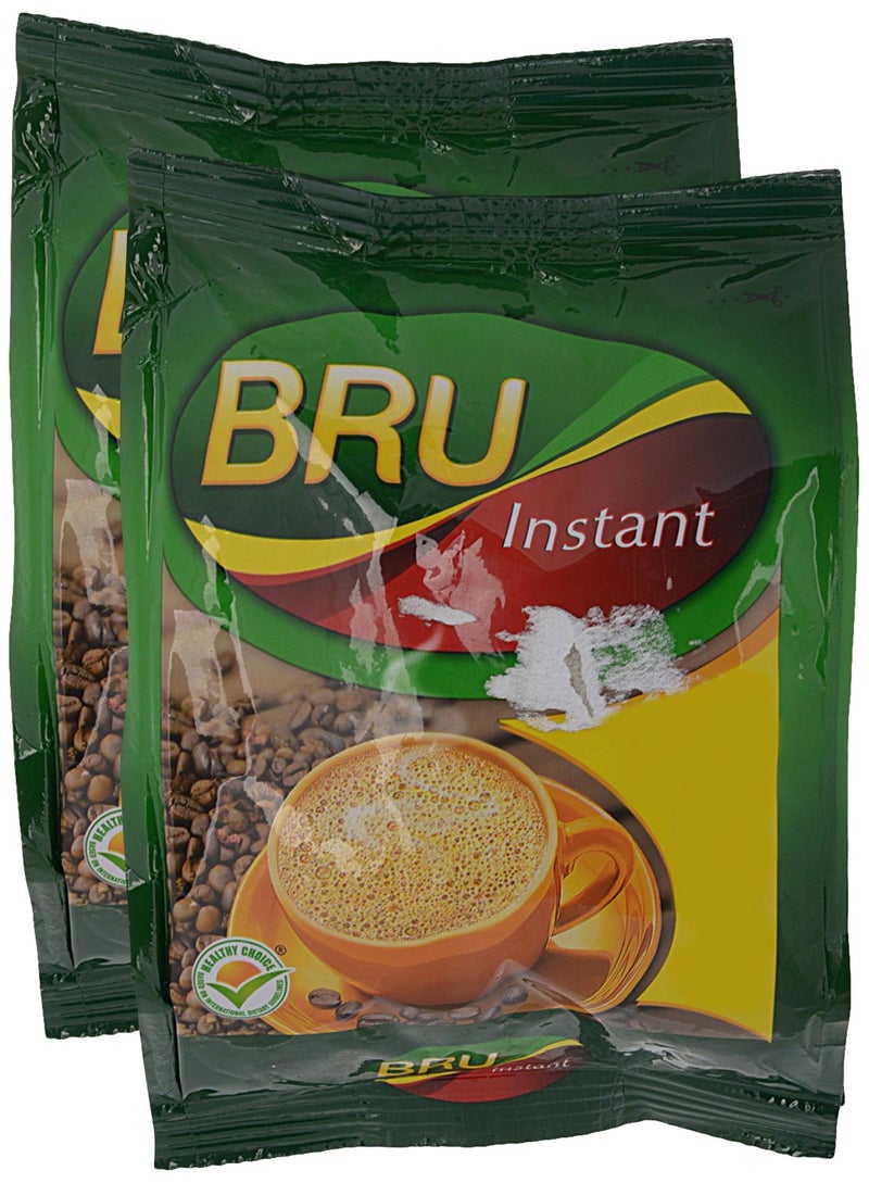 Bru Big Bazaar Combo - Bru Instant Coffee Refill, 200g (Pack of 2) Promo Pack