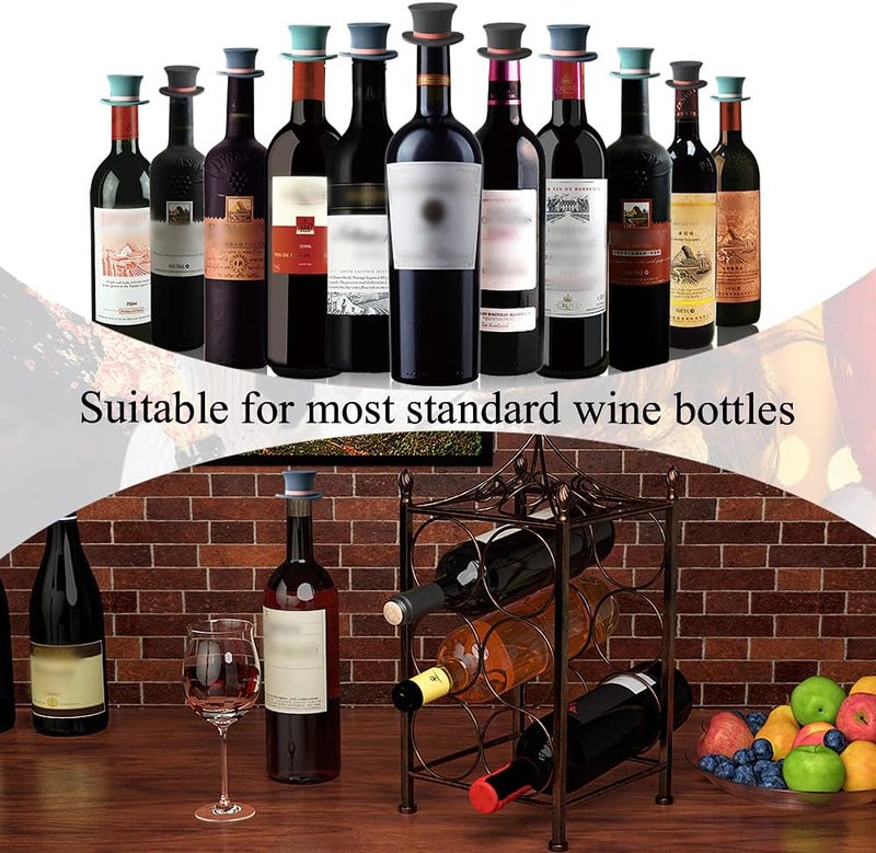 Kitwinney Wine Stoppers, Funny and Reusable Silicone Bottle Stopper and Caps, Decorative Wine Sealer Preserver Accessory Set for Christmas Holiday, Pack of 3 - Image 5