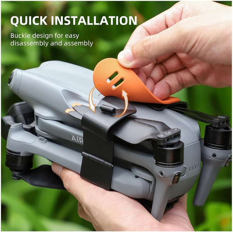 Zikra Propeller Holder for DJI Air 3 Accessories, Propeller Guard Strap for DJI Air 3 Propellers, Propeller Protector Stabilizer and Fixator - Image 2