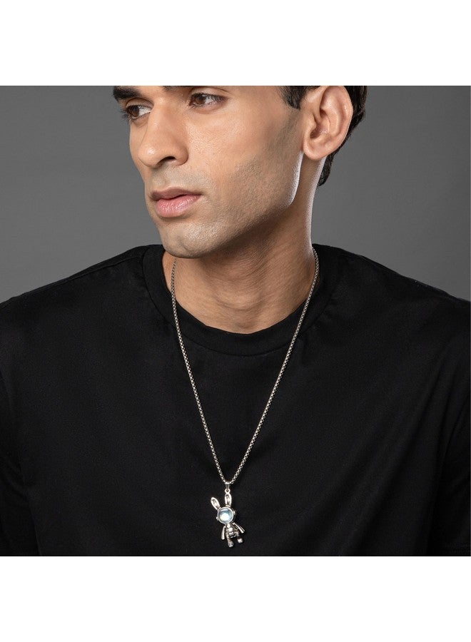 Salty Salty Alpha Spaceman Neck Chain for Men & Boys | Stainless Steel Pendant Locket Necklace | Modern Design Accessories | Diwali, Birthday, Anniversary & Special Occassion Gift | Everyday Wear  - Image 2